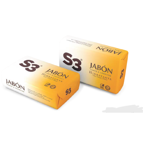 S3 JABON PASTILLA HIDRATANTE L-2 125 GRMS C/12 JABONES 